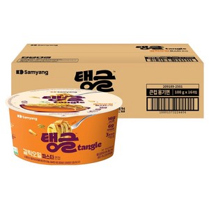 tangle 큰컵 갈릭오일 파스타 16p, 100g, 1박스