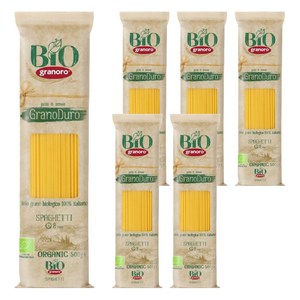 그라노로 유기농 스파게티, 500g, 6개