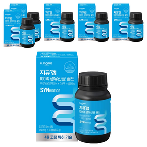 지큐랩 100억 생유산균 골드, 60정, 6개