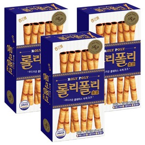 해태제과 롤리폴리 초코, 62g, 3개