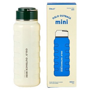 오슬로 아웃백 미니 텀블러, 화이트, 360ml, 1개