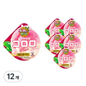 코로로 미카쿠토 복숭아맛 젤리, 40g, 12개