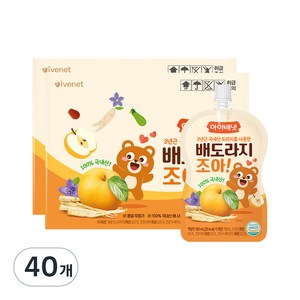 아이배냇 배도라지조아 100ml, 혼합맛(배/도라지), 40개