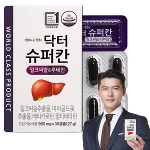 닥터슈퍼칸 밀크씨슬 루테인 27g, 30정, 1개