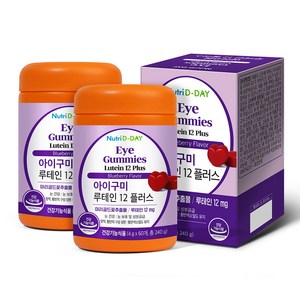뉴트리디데이 아이구미 루테인 12 플러스 젤리, 240g, 2개