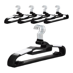 와이드 고리회전 논슬립 옷걸이, 화이트, 30개