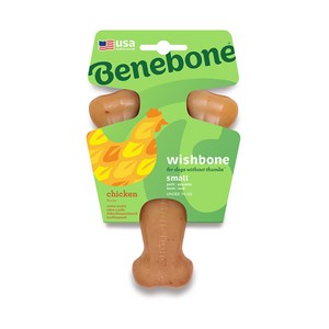 베네본 위시본 강아지 치석제거 츄잉 장난감, 치킨, S, 1개
