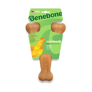 베네본 위시본 강아지 치석제거 츄잉 장난감, 치킨, L, 1개