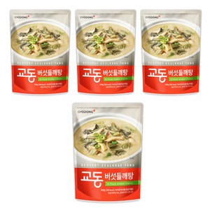 교동식품 버섯들깨탕, 500g, 4개