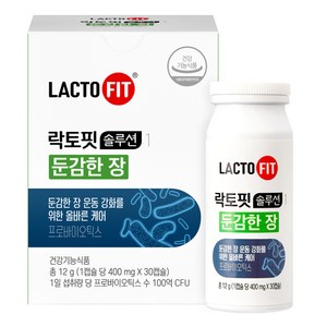 락토핏 솔루션 1 둔감한 장 유산균 12g, 30정, 1개