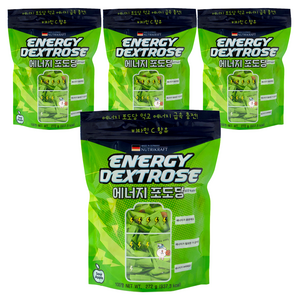 뉴트리크라프트 에너지포도당 사과향 캔디, 272g, 4개