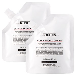 키엘 울트라 훼이셜 크림 리필 파우치, 150ml, 2개