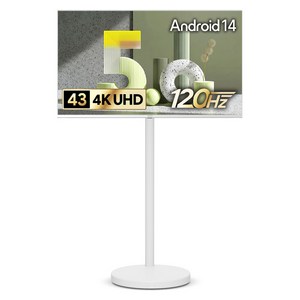 더함 4K UHD LED TV, 109cm(43인치), 스마트 TV, 스탠드형, 고객직접설치