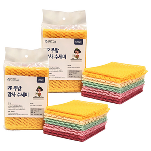 까사랩 PP망사수세미, 10개입, 2개