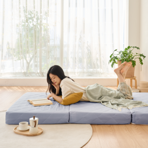 몽스홈 국내 제조 3단 접이식 그레이폼 매트리스