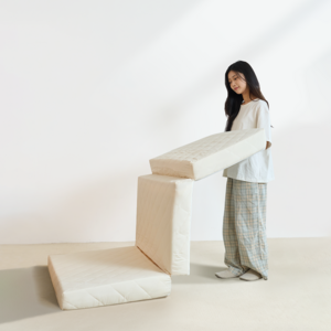 몽스홈 국내 제조 3단 접이식 그레이폼 매트리스