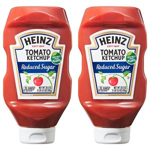 하인즈 리듀스드 슈가 토마토 케찹, 836g, 2개