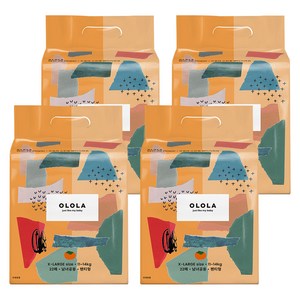 OLOLA 스킨핏 팬티형 기저귀 남녀공용, 특대형(XL), 88매