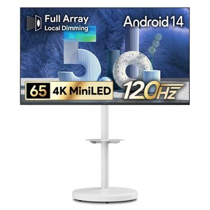 더함 4K UHD Mini LED TV, 165cm(65인치), 스마트 TV, 거치대형, 방문설치
