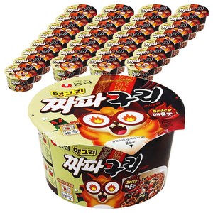 농심 앵그리 짜파구리 큰사발면 108g, 32개