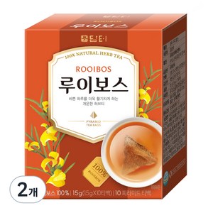 담터 삼각티백 루이보스 차, 1.5g, 10개입, 2개