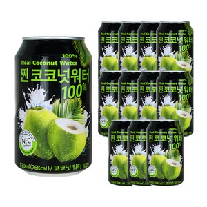 파모빗 찐 코코넛워터 100% 음료, 330ml, 12개