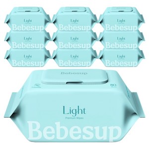베베숲 저자극 라이트 엠보싱 아기 물티슈 리필형