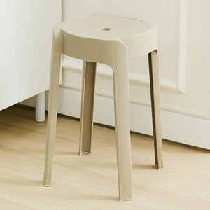 코멧 홈 모던한 다용도 스툴, 베이지, 1개