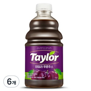 테일러 푸룬주스, 946ml, 6개