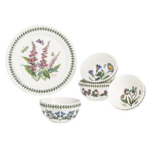 포트메리온 보타닉가든 스타터 2인 세트 5p, 세트D, 대접시 + 공기 2..., 1세트