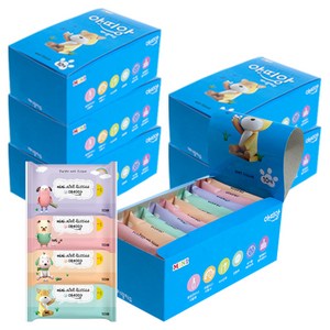 아띠앙 미니 물티슈 휴대형, 10매, 60개