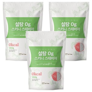 설탕 0g 스키니 스테비아, 350g, 3개