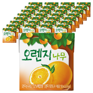 서울우유 오렌지나무 주스, 150ml, 48개