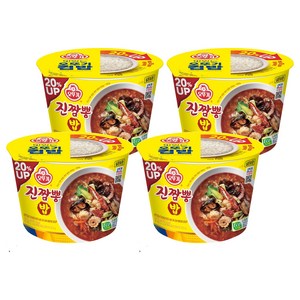 오뚜기 컵밥 진짬뽕밥, 217.5g, 4개