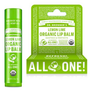 닥터브로너스 립밤, 레몬라임, 4g, 1개