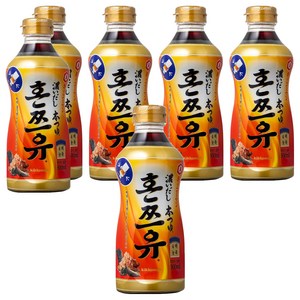 기꼬만 코이다시 혼쯔유소스, 500ml, 6개