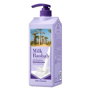 밀크바오밥 샴푸 베이비파우더향, 1L, 1개
