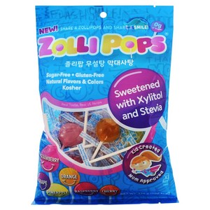 졸리팝 무설탕 막대사탕, 125g, 1개