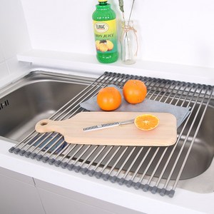 리빙해피 싱크롤선반 24롤, 52 x 41 cm, 그레이, 1개