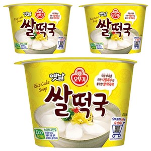오뚜기옛날 쌀떡국, 166.6g, 3개