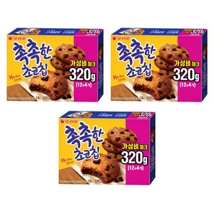 촉촉한초코칩, 320g, 3개