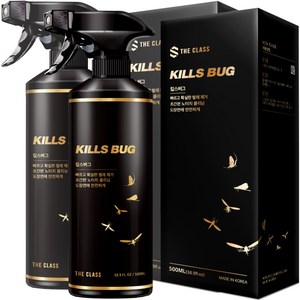 더클래스 킬스버그 노터치 벌레 제거 다목적 세정제, 500ml, 2개