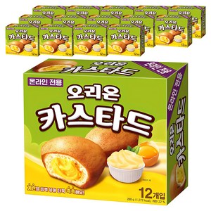 오리온 카스타드 12개입, 288g, 15개
