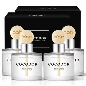 코코도르 우드볼 차량용 디퓨저 50ml 2개입, 블랙체리, 2개