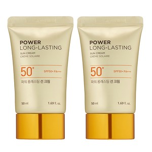 더페이스샵 내추럴선 에코 파워 롱래스팅 선크림 SPF50+ PA+++, 50ml, 2개