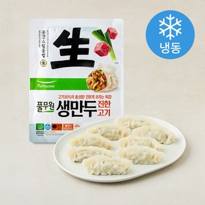 풀무원 생만두 진한고기 (냉동), 400g, 6개