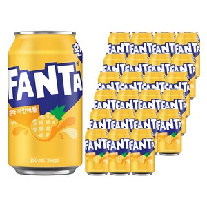 환타 파인애플, 350ml, 24개