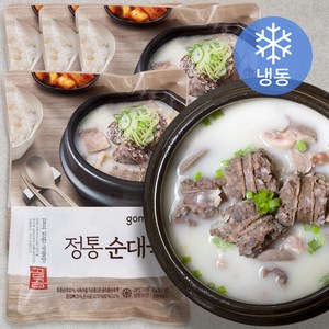 곰곰 정통 순대국, 600g, 4개