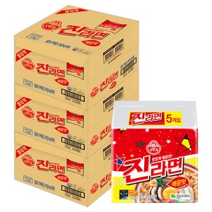 오뚜기 진라면 매운맛 120g, 120개