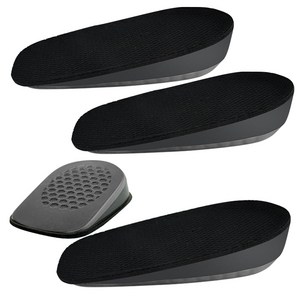 올리보 키높이 실리콘 깔창 SP2, 블랙, 12 x 6.5 x..., 2세트